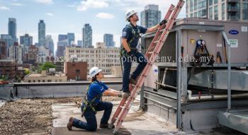 air conditioning ladder safety procedures