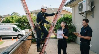 air conditioning maintenance ladder safety tips