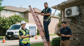 HVAC height safety ladder compliance standards