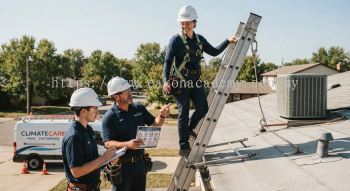 HVAC occupational safety ladder use guide