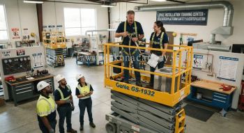 air conditioning installation EWP safety training