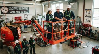 boom lift safety training for HVAC work