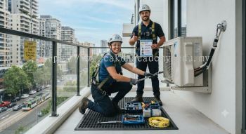 air conditioning outdoor unit installation PPE guide