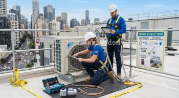 aircon outdoor unit rooftop installation safety guide