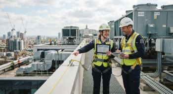 commercial HVAC working at height risk assessment