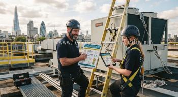 HVAC ladder work risk assessment guide