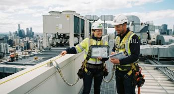 HVAC safety checklist for height work