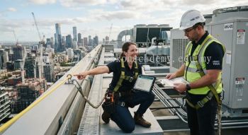 air conditioning installation height safety guide