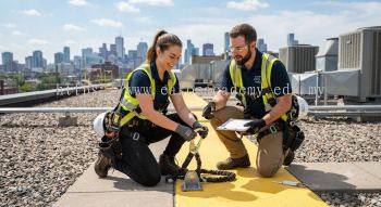 air conditioning installation safety protocol height