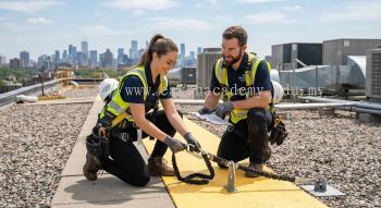 air conditioning technician fall prevention guide
