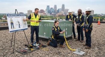 aircon maintenance fall prevention procedures