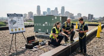 HVAC fall prevention risk assessment methods
