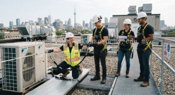 HVAC fall prevention training for technicians