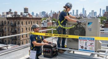 air conditioning technician safety equipment handling tools