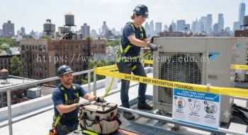 HVAC tool drop protection safety guide