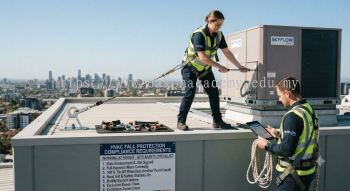 HVAC fall protection compliance requirements