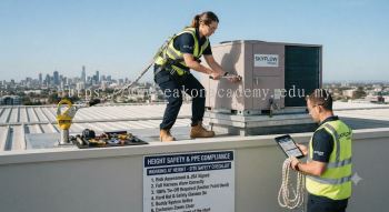 HVAC industrial safety standards working at height