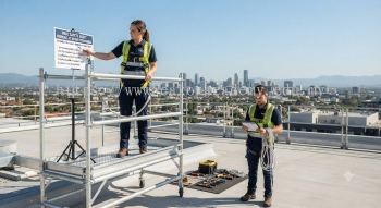 HVAC safety audit working at height standards