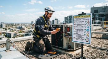 air conditioning maintenance height safety checklist