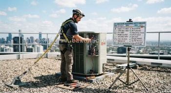 air conditioning outdoor unit maintenance safety checklist
