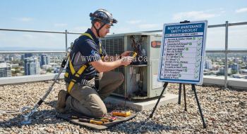 air conditioning rooftop maintenance safety checklist