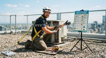 aircon maintenance safety procedures checklist at height