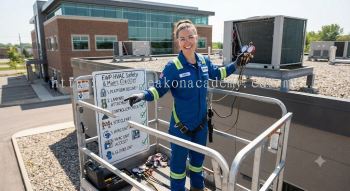HVAC elevated work platform maintenance checklist