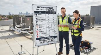 aircon installer safety equipment checklist PPE
