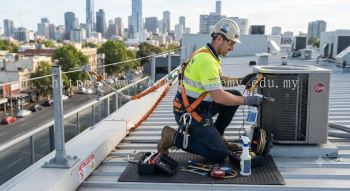 aircon maintenance PPE for height safety