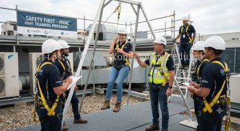 air conditioning installation harness safety training