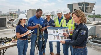 HVAC safety harness inspection training guide