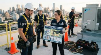 commercial HVAC accident prevention height guide