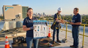 HVAC commercial height work safety procedures