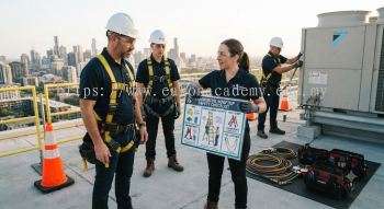 HVAC technician commercial rooftop safety checklist
