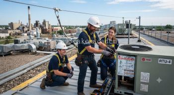 HVAC industrial height safety procedures guide