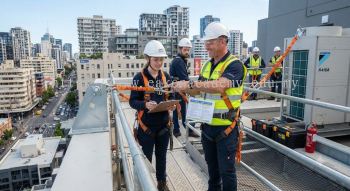 HVAC professional industrial height safety training