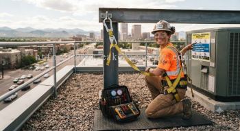 air conditioning contractor fall prevention requirements