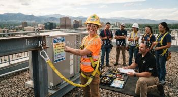 air conditioning contractor safety audit height work