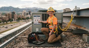 air conditioning contractor safety procedures rooftop work