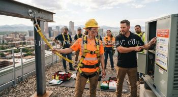 aircon contractor emergency safety procedures height