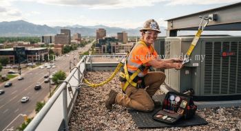 aircon contractor working at height guidelines