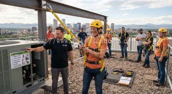 HVAC contractor height safety training requirements