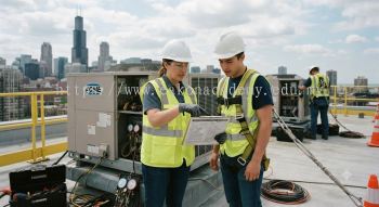 aircon technician height work permit system