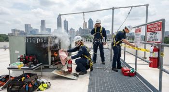 air conditioning servicing emergency safety procedures
