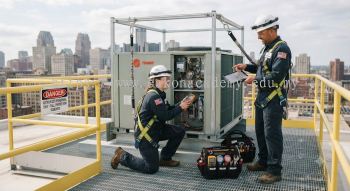 HVAC occupational safety servicing at height guide