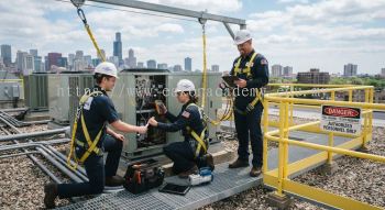 HVAC rooftop maintenance servicing safety standards