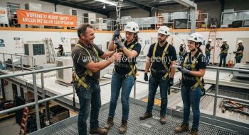 aircon installer professional height safety training