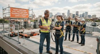 HVAC certified fall protection training program