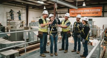HVAC elevated work platform safety training