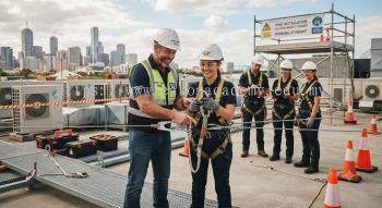 HVAC installation risk management training height